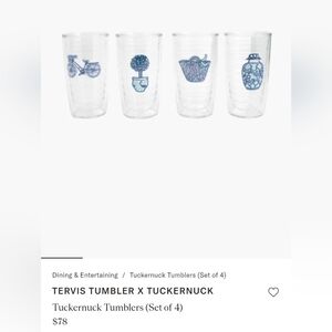 Tuckernuck Tervis Set Of 4